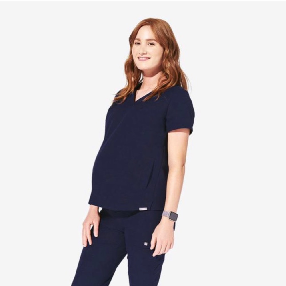 Figs Basa Maternity Scrub Top